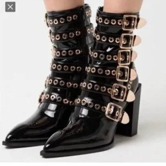 New JEFFREY CAMPBELL IGNATIUS BOOTIES | 6.0 - Picture 1 of 11